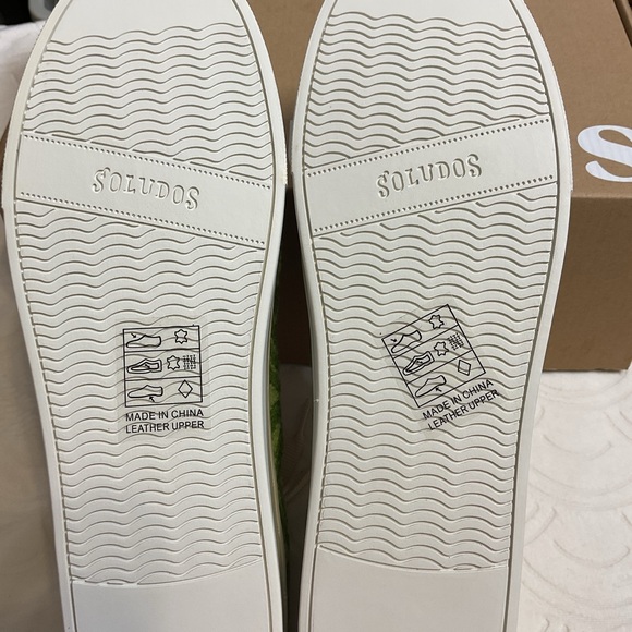 COPY - Soludos Ibiza Platform Psychedelic Spiral Leather Terry Teddy Shearling … - Picture 7 of 11